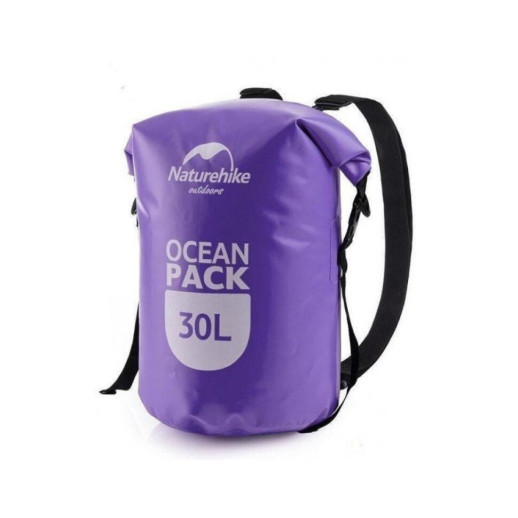 Гермомішок Океан, схожий на природу Рюкзак з подвійним плечем 500D 30 л FS16M030-L фіолетовий