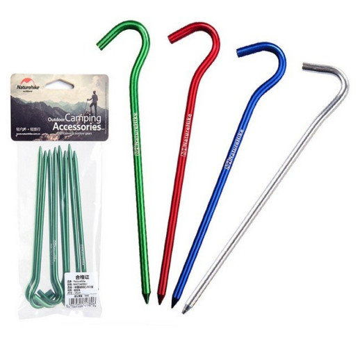 Кілочки стандартні Naturehike O-подібні 160 мм (8 pack) red NH15A008-I