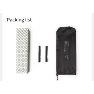 Килимок складаний подвійний IXPE Naturehike CNK2450WS044, алюмінієва плівка, 200x120х1,8 см, синій