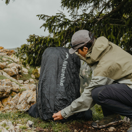 Чохол для рюкзака Naturehike CNK2450PJ010, M, чорний