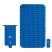 Килимок надувний двомісний з надувним мішком Naturehike FC-11 NH19Z055-P, 65мм, Блакитний