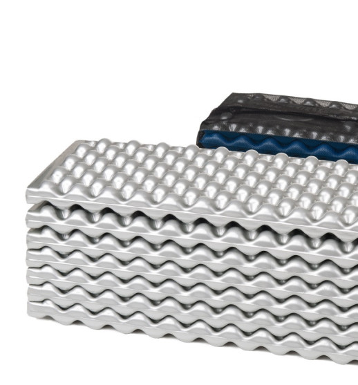 Килимок складний IXPE Naturehike NH19QD008, алюмінієва плівка, 185x56х1,8 см, сірий