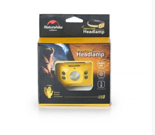 Ліхтар налобний Naturehike NH SD-02 Rechargable lamp 1200mAh NH17G025-d сірий