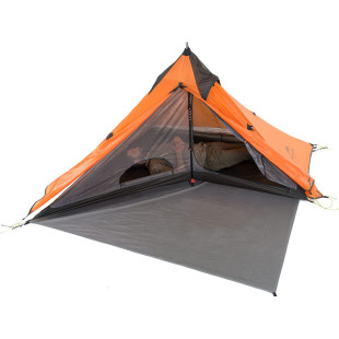 Намет Naturehike Pyramid I (1-х місцева) 20D silicone orange (NH17T030-L)