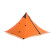 Намет Naturehike Pyramid I (1-х місцева) 20D silicone orange (NH17T030-L)