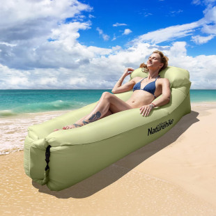 Ламзак з підголовником Naturehike NH20FCD06, оливковий (6927595777053)