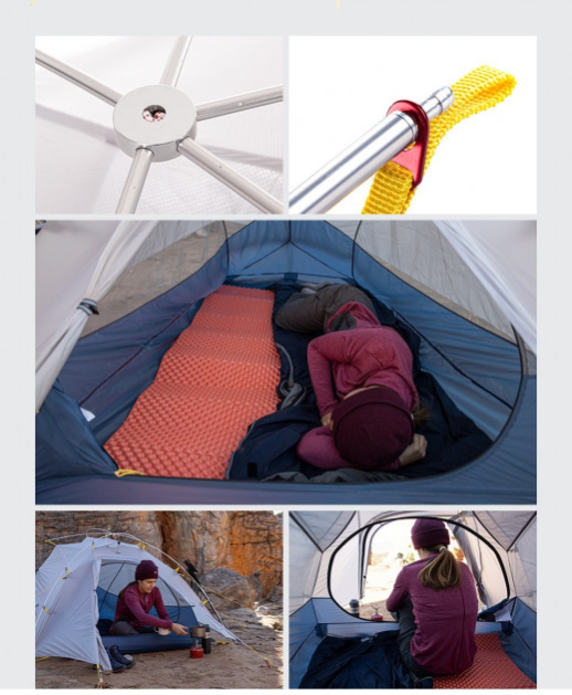 Палатка Naturehike CloudUP - Wing II (2-х местная) 15D silicone NH19ZP083