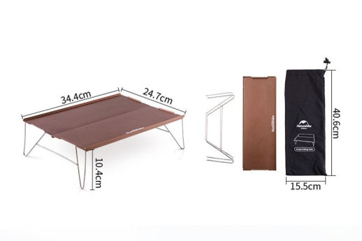 Столик похідний Naturehike Compact Table 340х250 мм NH17Z001-L 
