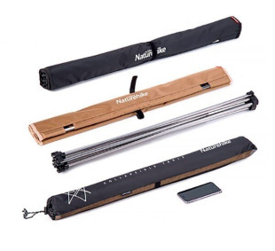 Столик складаний Naturehike s 570х420х380 мм NH15Z012-s чорний