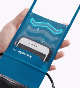 Гермочехол для смартфона 2020 IPX8 7 inch Naturehike NH20SM003 синій