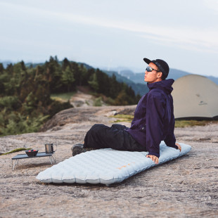 Матрац надувний одномісний UL Naturehike CNK2450WS012, 186*64, сірий