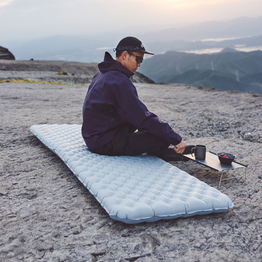 Матрац надувний одномісний UL Naturehike CNK2450WS012, 186*64, сірий