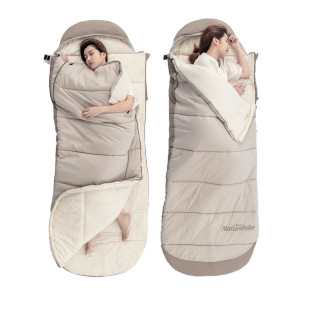 Спальний мішок з капюшоном Naturehike B400 NH21MSD11, бежевий 
