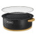 Настільна кругла піч із решіткою Naturehike CNK2550CF010, 36*32.6*12 см, хромоване залізо