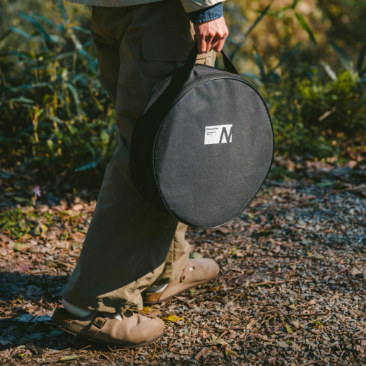 Настільна кругла піч із решіткою Naturehike CNK2550CF010, 36*32.6*12 см, хромоване залізо