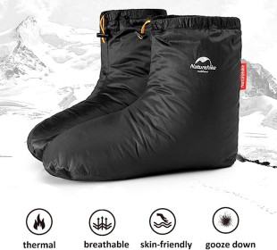 Черевики на гусячому пуху Naturehike NH18S023-T, розмір 36-40, чорні
