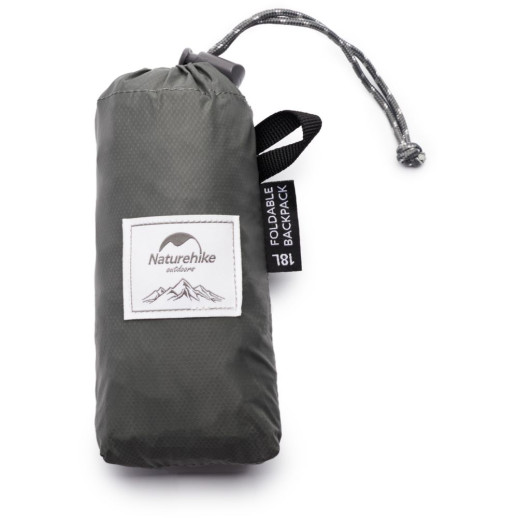 Рюкзак компактний надлегкий Naturehike NH17A012-B, 18 л, Сірий
