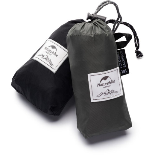 Рюкзак компактний надлегкий Naturehike NH17A012-B, 18 л, Сірий