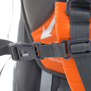 Рюкзак туристичний Naturehike NH70B070-B, 70 л + 5 л, блакитно-сірий