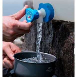 Каністра для води Naturehike Water container 12 л NH16S012-t transparent