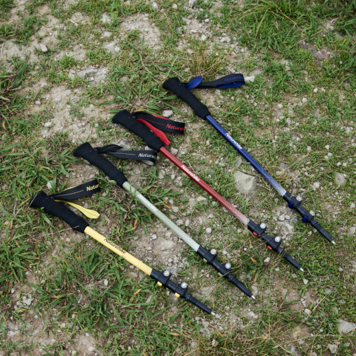 Трекінгова палиця 3-сек. Naturehike Hoar Trek EXT1 CNK2300DS010, 57-120 см, алюміній, коричнева