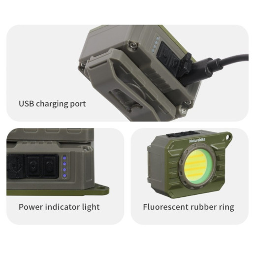 Ліхтар наключний Naturehike CNK2450ZM014, бежевий