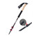 Трекінгова палиця Naturehike NH20DS003, 135 см, чорний/червоний