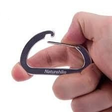 Карабін багатофункціональний Naturehike 65 мм 2 pack NH15A002-H