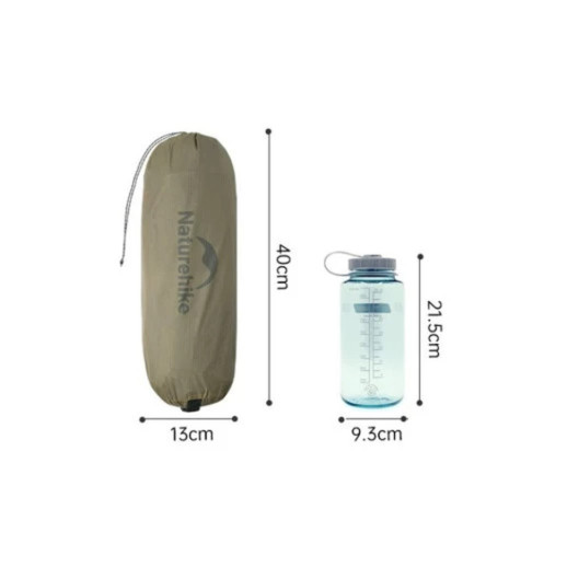 Намет надлегкий двомісний з футпринтом Naturehike Cloud Up Pro CNK2350WS020, 20D, світлий сірий