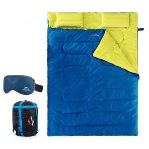 Спальний мішок Naturehike Double Sleeping Bag with Pillow SD15M030-J зелений