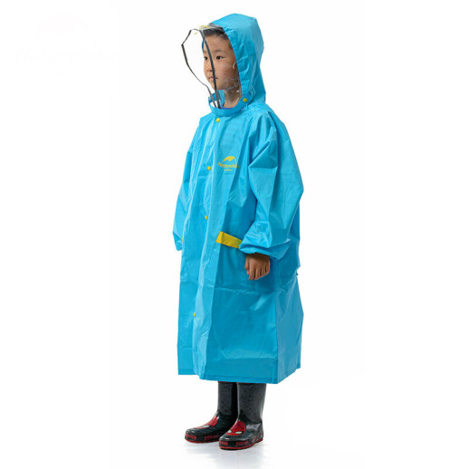 Накидка від дощу дитяча Naturehike Raincoat for boy XL sky blue NH16D001-M