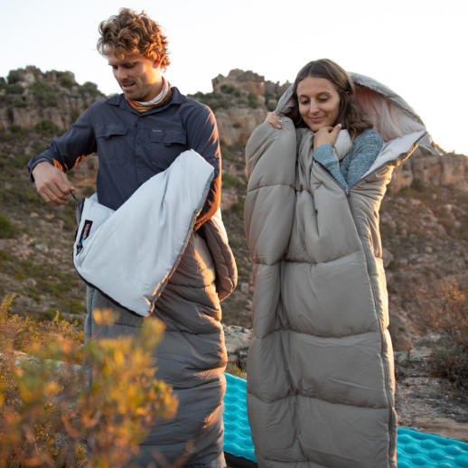 Спальний мішок Naturehike M180 CNK2350WS023 правий, світло-зелений