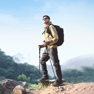 Трекінгова палиця Naturehike CNK2450DS013, 103-120 см, фіолетовий