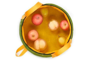 Відро складне Naturehike New Folding Washbasin L 16л NH18L010-P1 зелене