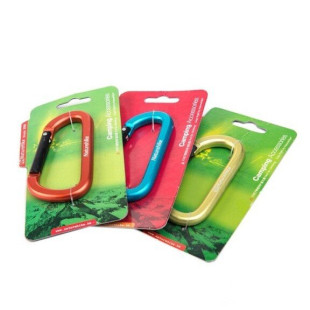 Карабін багатофункціональний з муфтою Naturehike D-type 80 мм зелений