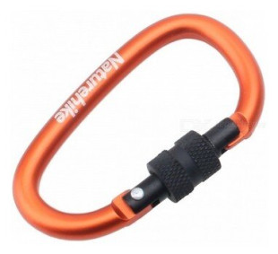 Карабін багатофункціональний з муфтою Naturehike D-type 80 мм