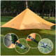 Тент туристичний Naturehike 210T polyester 4,25х2.55м 0,66 кг orange (NH15T003-M)