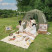 Намет тримісний Naturehike UPF 50+ Ango pop up NH21ZP010, 210T зі стійками, темно-зелена
