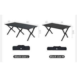 Складаний стіл Naturehike Star Jane T01 CNK2550JJ018, 119х60 см, вуглецева сталь, бежевий