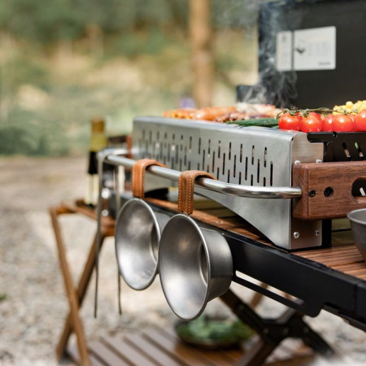 Гриль портативний для стільниці Naturehike CNK2300CJ010, чорний