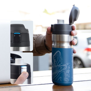 Термокружка Вакуумна чашка Naturehike з відкидною кришкою Q-9H 0.5 л nh19sj009 білий