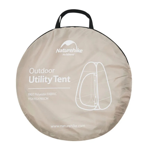 Намет-душ Naturehike Utility Tent 210T polyester NH17Z002-P, коричневий