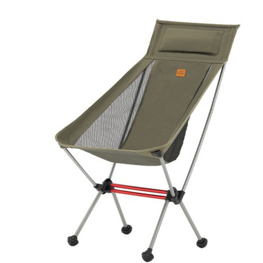 Стілець складаний ультралегкий Naturehike CNK2350JJ018 Stellaluna L02, алюміній, оливковий