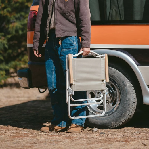 Стілець розкладний Naturehike CNK2300JU012, чорний
