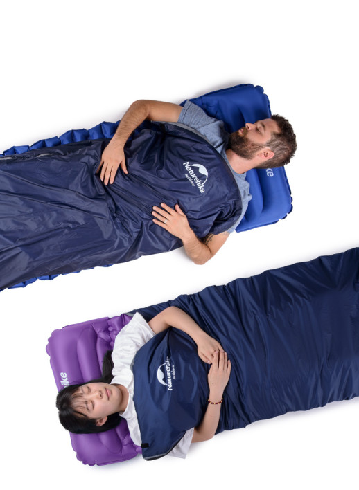 Спальник надлегкий Naturehike Ultra light LW 180 NH15S003-D, (20 ° C), P-P M, правий, темно-зелений