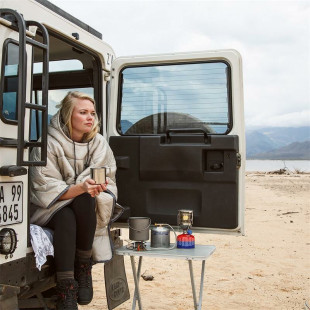 Спальний мішок-пончо Naturehike NH18D010-p, бронзовий