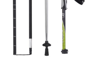 Трекінгові палиці 4-секції (пара) Naturehike ультра легкі (NH00D004-d) зелений