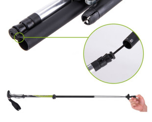 Трекінгові палиці 4-секції (пара) Naturehike ультра легкі (NH00D004-d) зелений