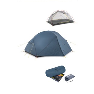 Намет двомісний ультралегкий Naturehike Mongar UL NH19M002-J, синій