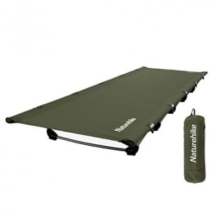 Ліжко складане Naturehike XJC05 NH20JJ001, Поліестер Oxford / алюміній (хакі)